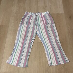 Caslon Multicolor Striped Pants